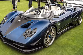 "Tròn mắt" ngắm siêu xe mui trần Pagani Zonda triệu đô