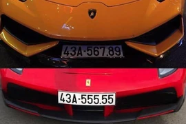 Bộ đôi siêu xe 30 tỷ biển "cực khủng" tại Đà Nẵng