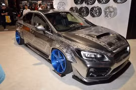 Ngắm Subaru WRX STI "xăm trổ" độc nhất Thế giới