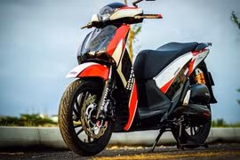 Xe tay ga Honda SH phong cách “xế đua” ở Sài Gòn 