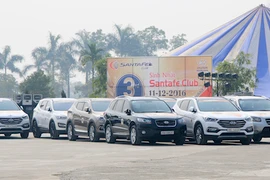 Hơn 50 xe SantaFe chào mừng sinh nhật Fe CLUB