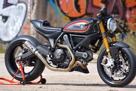 Môtô Ducati Scrambler độ cafe racer toàn đồ chơi “khủng“
