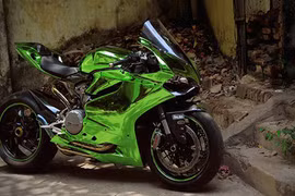 Ducati 899 Panigale phối màu crom siêu chất tại Sài Gòn