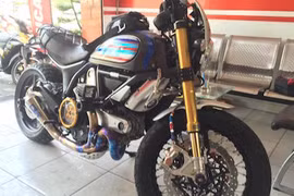 "Soi" xế nổ Ducati Scrambler độ đồ chơi khủng nhất VN