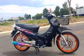 Dân chơi An Giang mạnh tay độ "xế nổ" Honda Wave 125