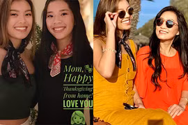 Hai con gái xinh như mộng của Quang Minh - Hồng Đào