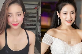 Vòng một nảy nở của Phạm Hương - Nhã Phương sau tin đồn sinh con