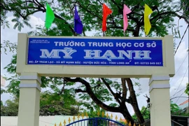Long An: Gần 70 tỷ xây dựng trường THCS Mỹ Hạnh (GĐ 2)
