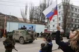 Nhật ký ảnh một ngày căng thẳng ở Crimea, Ukraine