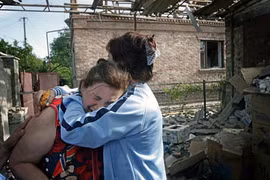 Tang thương Slavyansk sau pháo kích của Quân đội Ukraine