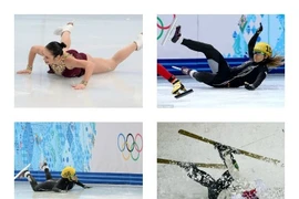 Cú ngã đau đớn ở Olympic Sochi