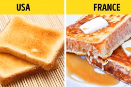 Sự khác biệt của 10 thực phẩm ở Mỹ với các nước trên thế giới 