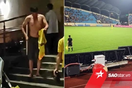 Buồn cho bóng đá thành Nam khi để xảy ra cảnh CĐV ném trống, trả áo