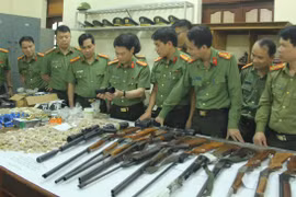 Phá 2 đường dây chế tạo, mua bán vũ khí quy mô lớn ở Thanh Hóa