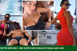 Ronaldo phô diễn cơ bắp trong kỳ nghỉ hè ở đảo Sardinia cùng bạn gái 