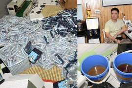 “Xưởng” bơm tinh dầu ma túy vào thuốc lá hoạt động thế nào?