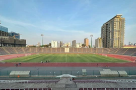 Toàn cảnh sân Olympic chạy đua với thời gian SEA Games 32
