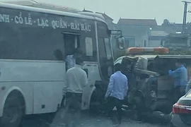 Tai nạn liên hoàn trên cao tốc, một người tử vong