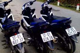 Dàn “xế nổ” Exciter 135 biển tứ quý siêu khủng tại VN