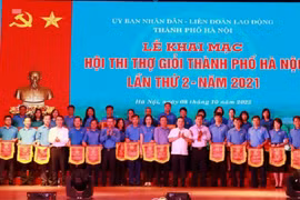 Sôi nổi Hội thi thợ giỏi thành phố Hà Nội lần thứ 2