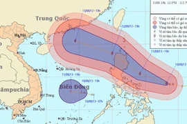 Bão Utor giật cấp 18, tiến gần Hoàng Sa