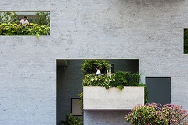 Căn nhà xếp khối siêu lạ mắt ở Sài Gòn
