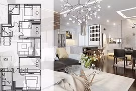 Chết mê với thiết kế "đỉnh" của căn chung cư cao cấp tại HN