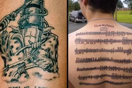 Rùng rợn hình xăm cổ đại “Ned Kelly” mang lời nguyền thần chết