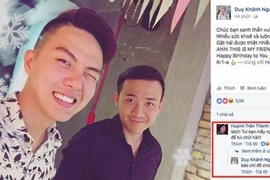 “Bạn trai tin đồn” chúc mừng sinh nhật, Trấn Thành đáp trả sốc 