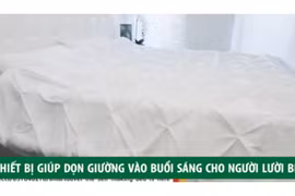 Thiết bị thông minh giúp dọn giường buổi sáng cho người lười