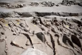 Bí ẩn 80 hài cốt đeo còng sắt trong cổ mộ