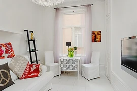 Căn hộ 21m2 đẹp tinh khôi nhờ cách bài trí giản đơn