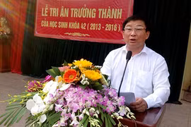 Lời dặn dò lấy nước mắt học trò của thầy hiệu trưởng