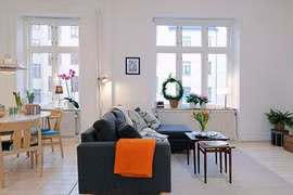 Căn hộ 40m2 bố trí nội thất hiện đại và vô cùng khéo léo