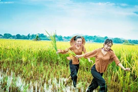 Thôn nữ khoe vẻ đẹp tinh khôi trên cánh đồng Thanh Chương