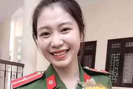 Ngắm hot girl cảnh sát được Bộ Công an vinh danh