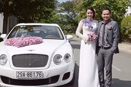 7 nhan sắc Việt được đón dâu bằng siêu xe tiền tỷ
