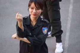 “Đóa hồng thép” của Cảnh sát cơ động Hà Nội