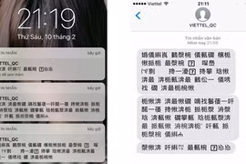 Tin nhắn quảng cáo Viettel bất ngờ xuất hiện chữ “tượng hình“