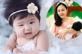 Vẻ đáng yêu như thiên thần của con gái Vân Trang