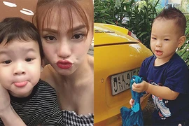Ngắm con trai đáng yêu của ca sĩ Thu Thủy