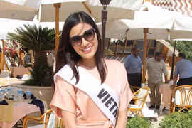 Nguyễn Thị Thành lọt top 15 thi áo tắm tại Miss Eco International