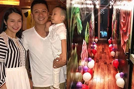 Vợ chồng Tuấn Hưng lãng mạn kỷ niệm 3 năm ngày cưới
