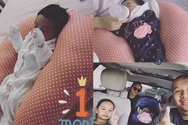 Loạt ảnh hiếm hoi về con gái út của Phạm Quỳnh Anh 