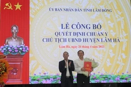 Lâm Đồng: Công bố quyết định chuẩn y Chủ tịch UBND huyện Lâm Hà