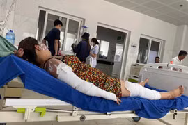 Bình gas mini phát nổ khi đang nấu lẩu, 7 người nhập viện