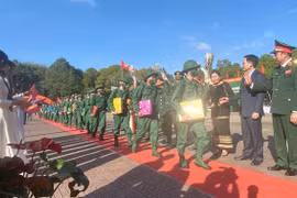 Đắk Lắk: Gần 3.000 thanh niên hăng hái lên đường nhập ngũ