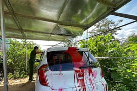 Đắk Lắk: Khởi tố vụ xe gia đình phóng viên Báo Tuổi Trẻ bị tạt sơn