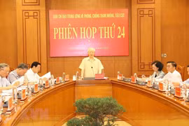 Tổng Bí thư chủ trì họp BCĐ TW về phòng, chống tham nhũng, tiêu cực