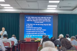 Đảng ủy Liên hiệp Hội Việt Nam tổ chức tập huấn công tác Đảng 2023 